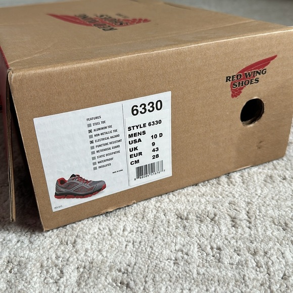 NEW Men’s Red Wing Shoes (Aluminum Toe) - Picture 10 of 14